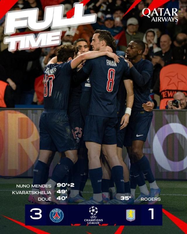 世界赛英雄联盟-【欧冠】杜埃世界波克瓦拉一条龙，巴黎3比1逆转维拉